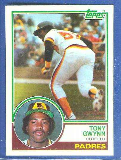1983 Topps #482 Tony Gwynn ROOKIE (HALL-of-FAMER) (Padres) Baseball cards value
