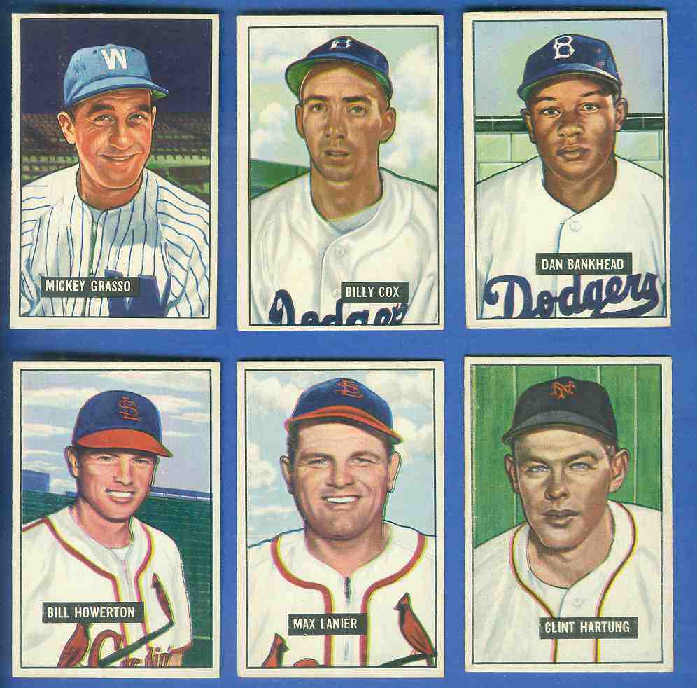 1951 Bowman #234 Clint Hartung (New York Giants) Baseball cards value