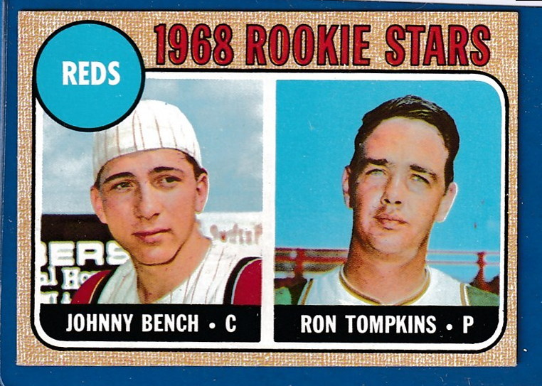 1968 Topps #247 Johnny Bench ROOKIE (Reds) Baseball cards value