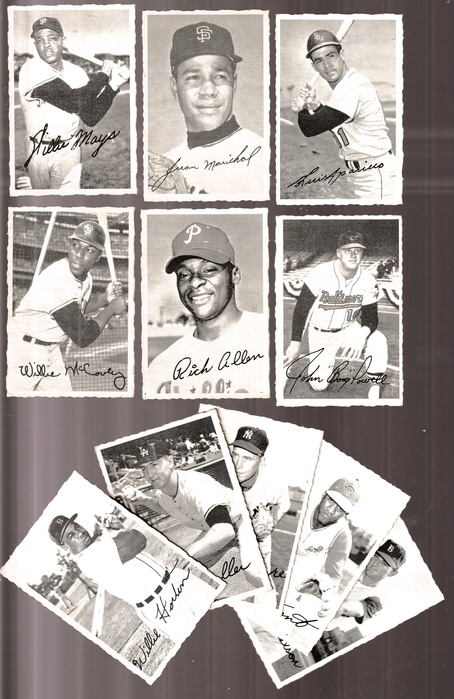 1969 O-Pee-Chee/OPC DECKLE EDGE -  Lot of (11) w/WILLIE MAYS Baseball cards value
