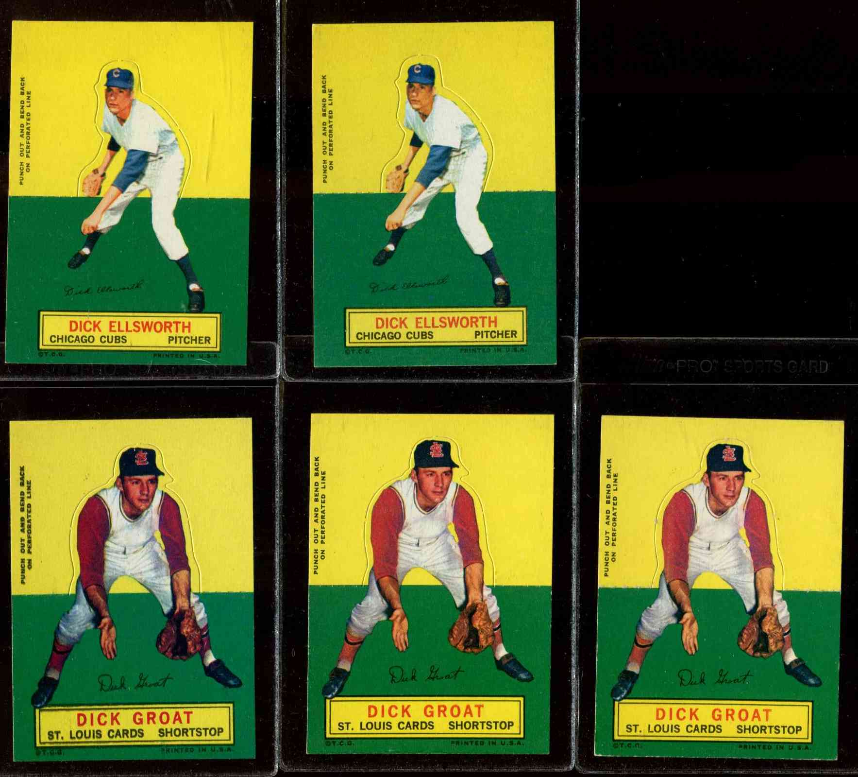 1964 Topps Stand-Ups/Standups - Dick Groat (Cardinals) Baseball cards value