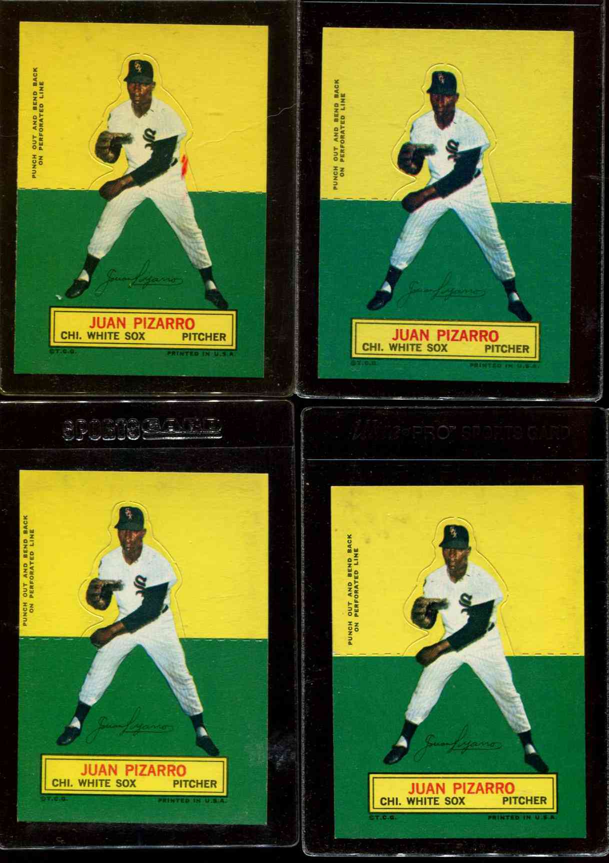 1964 Topps Stand-Ups/Standups - Juan Pizarro (White Sox) Baseball cards value