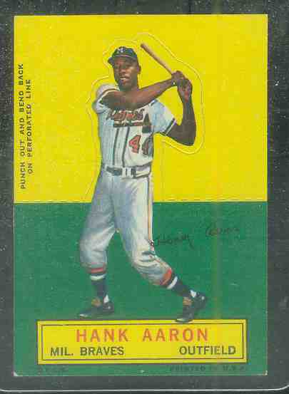 1964 Topps Stand-Ups/Standups - Hank Aaron [#a] (Braves) Baseball cards value