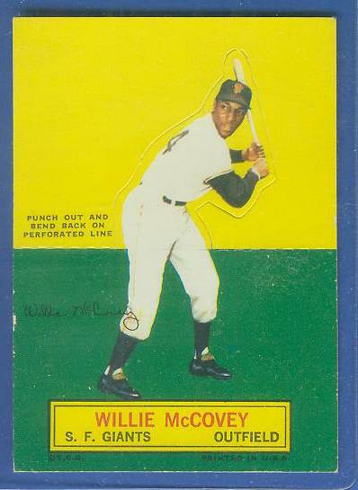 1964 Topps Stand-Ups/Standups - Willie McCovey SHORT PRINT (Giants) Baseball cards value
