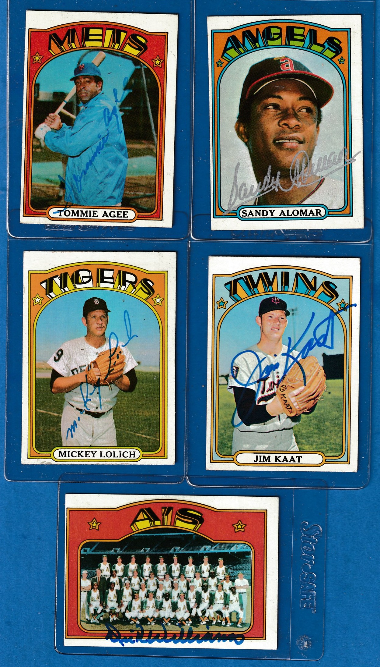 AUTOGRAPHED: 1972 Topps #709 Jim Kaat SCARCE HIGH # (Twins) Baseball cards value