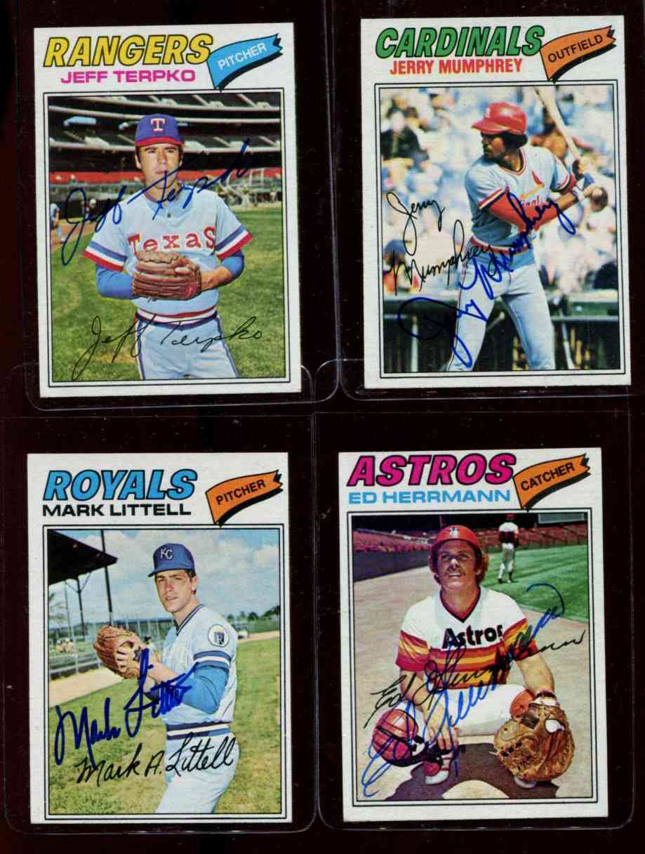AUTOGRAPHED: 1977 Topps #136 Jerry Mumphrey w/PSA/DNA LOA (Cardinals) Baseball cards value
