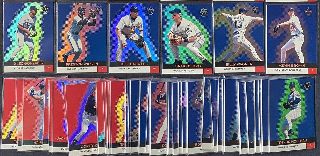 2000 Pacific VANGUARD - COMPLETE SET (100 cards) Baseball cards value