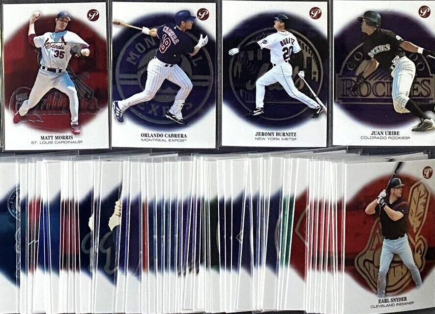 2002 Topps PRISTINE - Near Complete Base Set (132/140) Baseball cards value