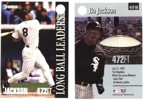 1993 Donruss LONG BALL LEADERS - Complete Set (10 cards) Baseball cards value