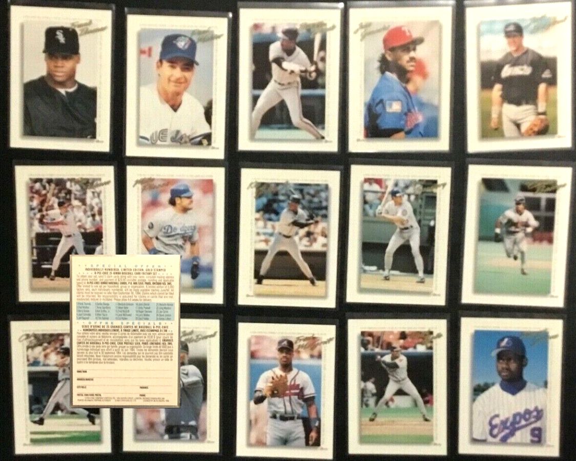 1994 O-Pee-Chee/OPC - ALL-STAR REDEMPTION - Compelete Set (25 cards) Baseball cards value