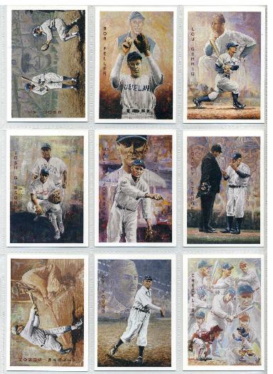 1994 Ted Williams Co. -Locklear Collection -COMPLETE SET Series 2 (#10-19) Baseball cards value