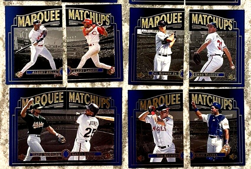 1996 SP - MARQUEE MATCHUP - Complete Set (20 cards) Baseball cards value