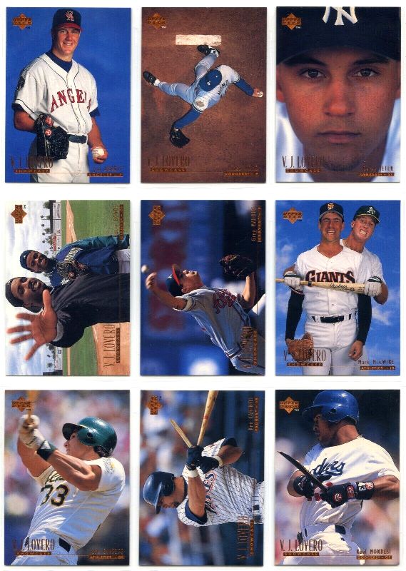 1996 Upper Deck - V.J. LOVERO - Complete Insert Set (19) Baseball cards value