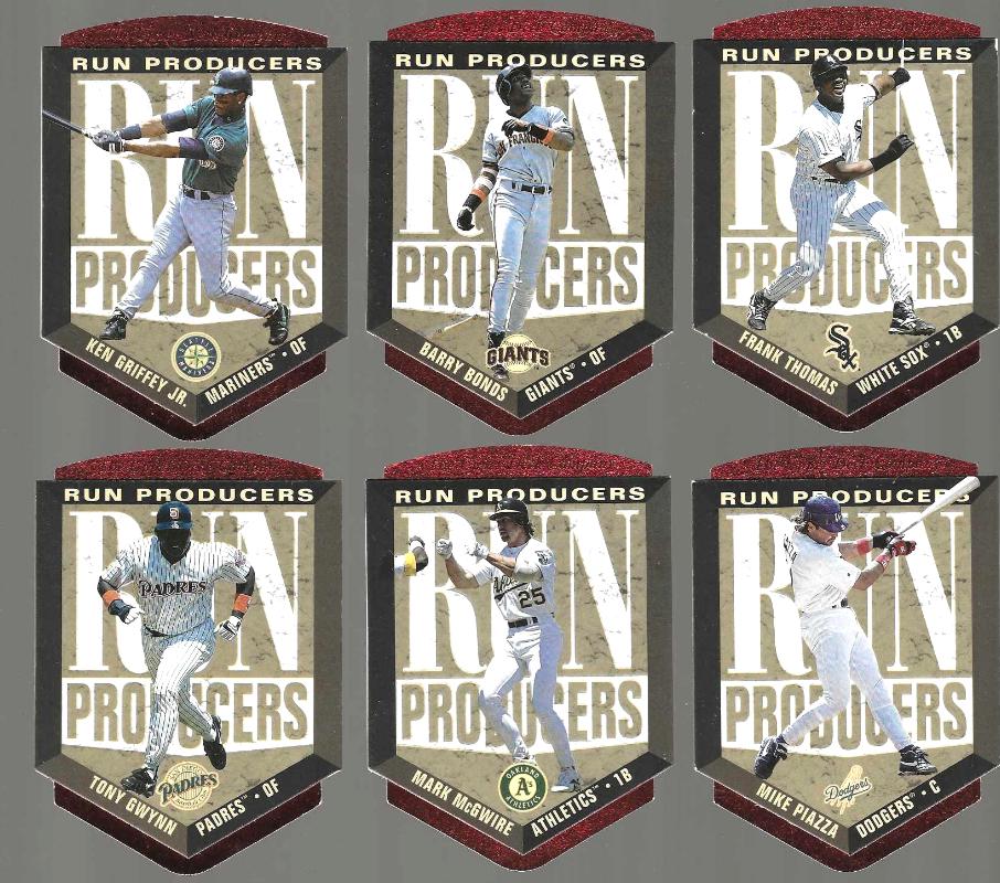 1996 Upper Deck - RUN PRODUCERS - Complete Insert Set (20) Baseball cards value