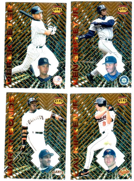 1997 Pacific PRISM INVINCIBLE - COMPLETE SET (150 cards) Baseball cards value