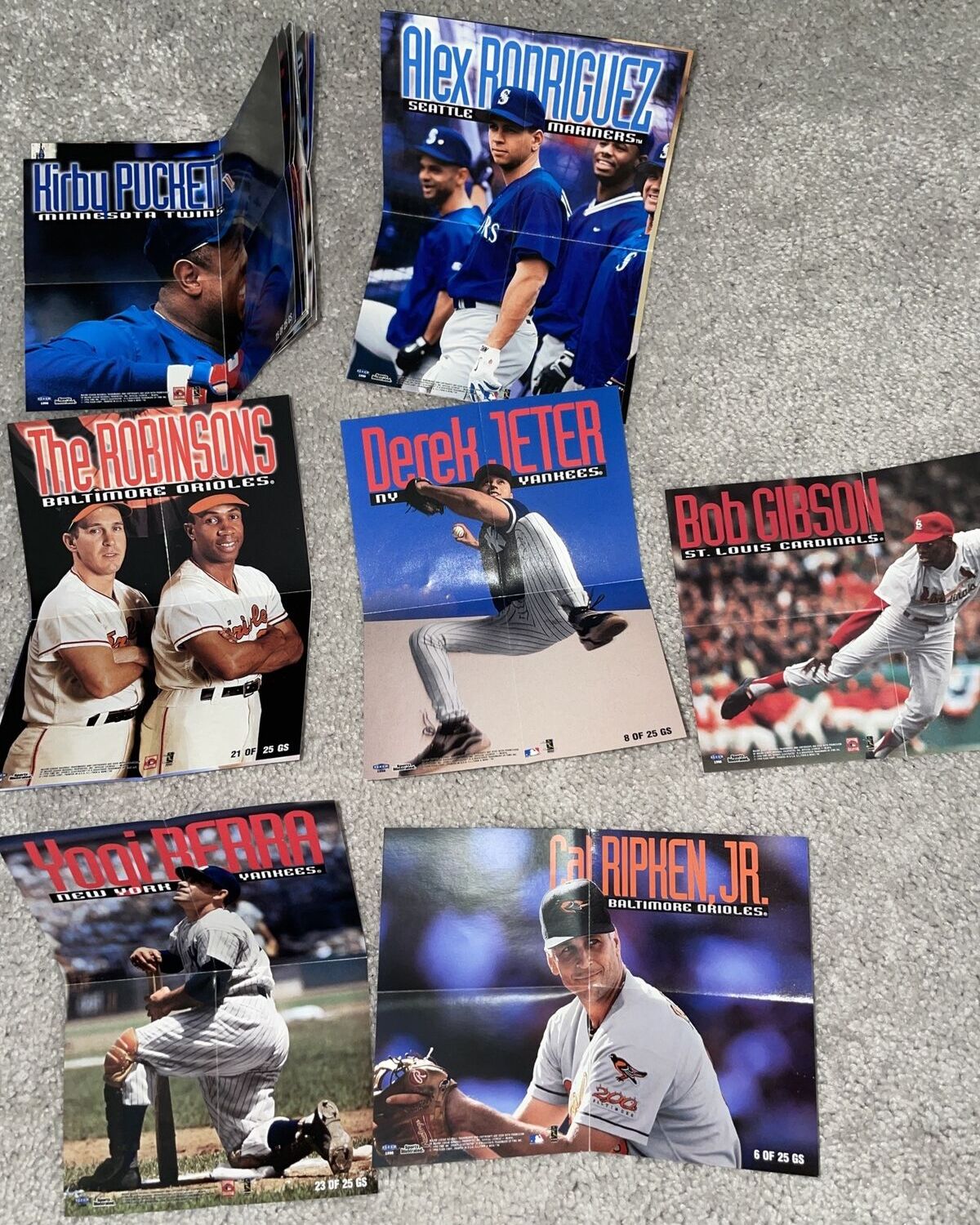 1998 Sports Illustrated - THEN & NOW GREAT SHOTS Posters -Complete Set(25) Baseball cards value