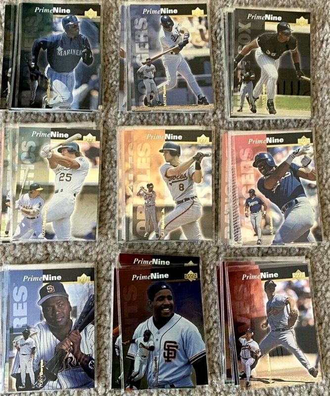 1998 Upper Deck - PRIME NINE - Complete Insert Set (60 cards) Baseball cards value