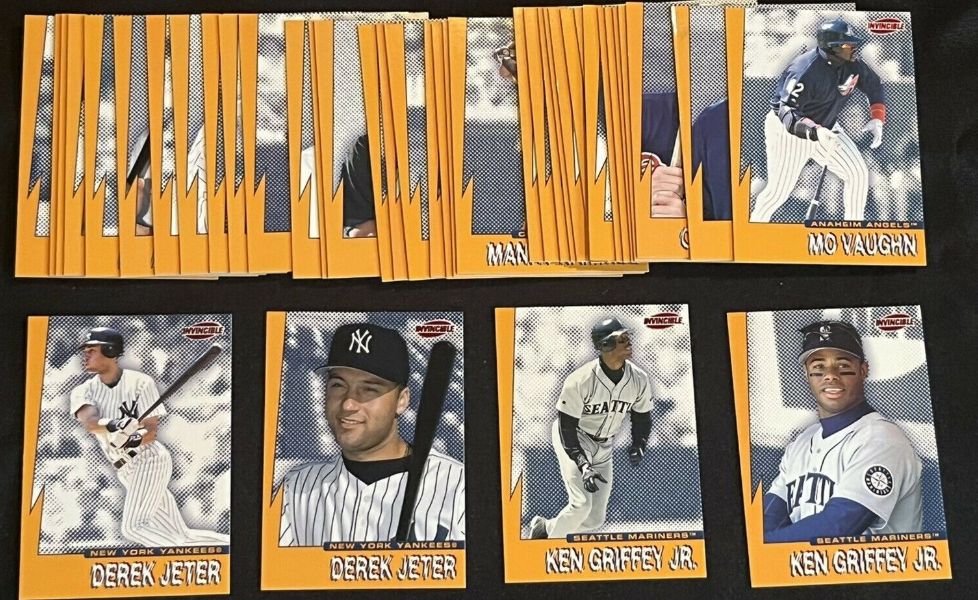 1999 Pacific Invincible - SEISMIC FORCE - Complete Insert Set (40 cards) Baseball cards value
