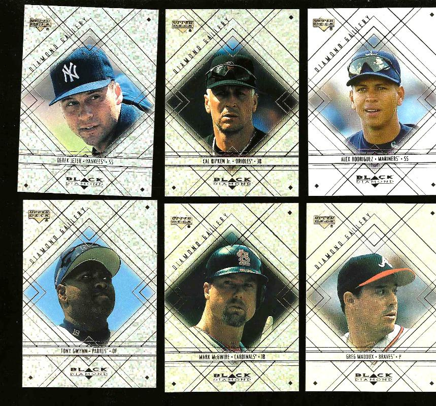 1999 Upper Deck - DIAMOND GALLERY - Complete Insert Set (10) Baseball cards value