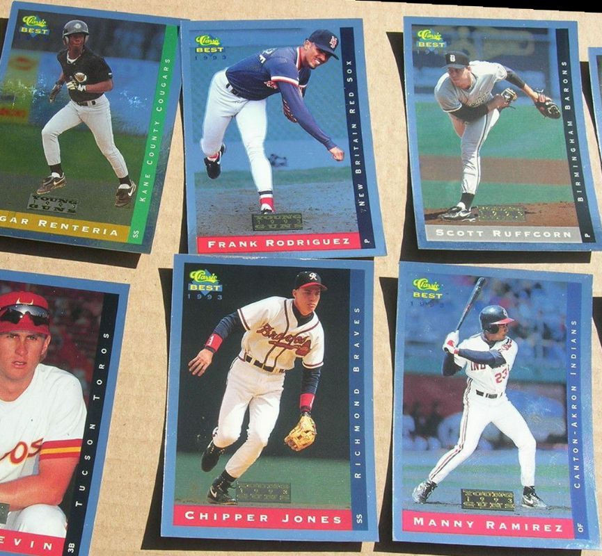 1993 Classic Best - YOUNG GUNS - Complete Insert Set (28 cards) Baseball cards value