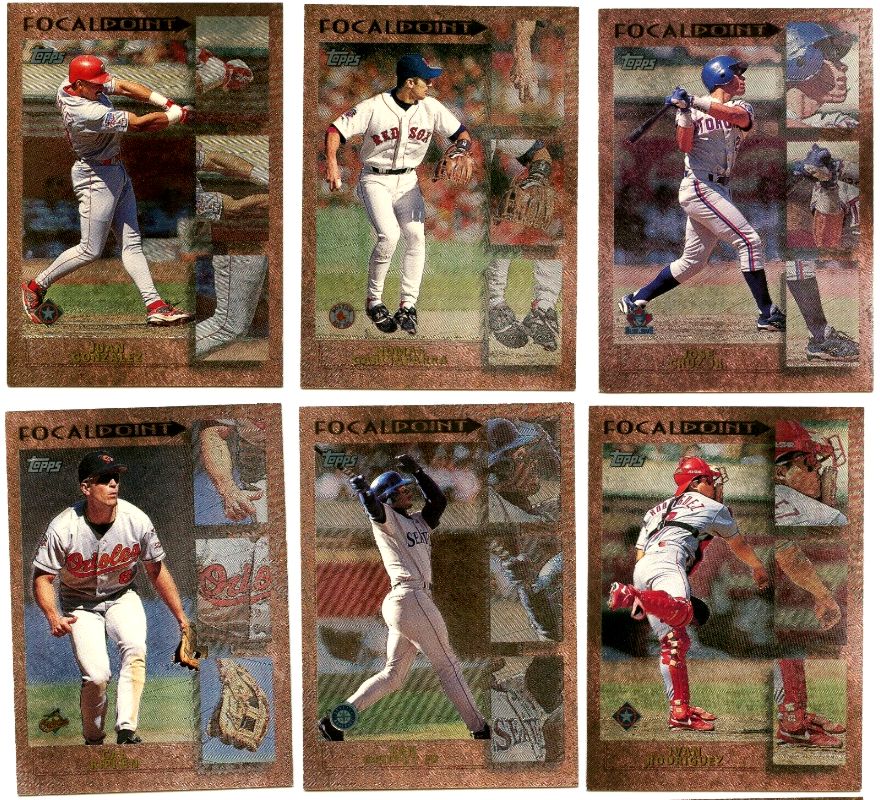 1998 Topps - FOCAL POINT - Complete 15-card Insert Set Baseball cards value