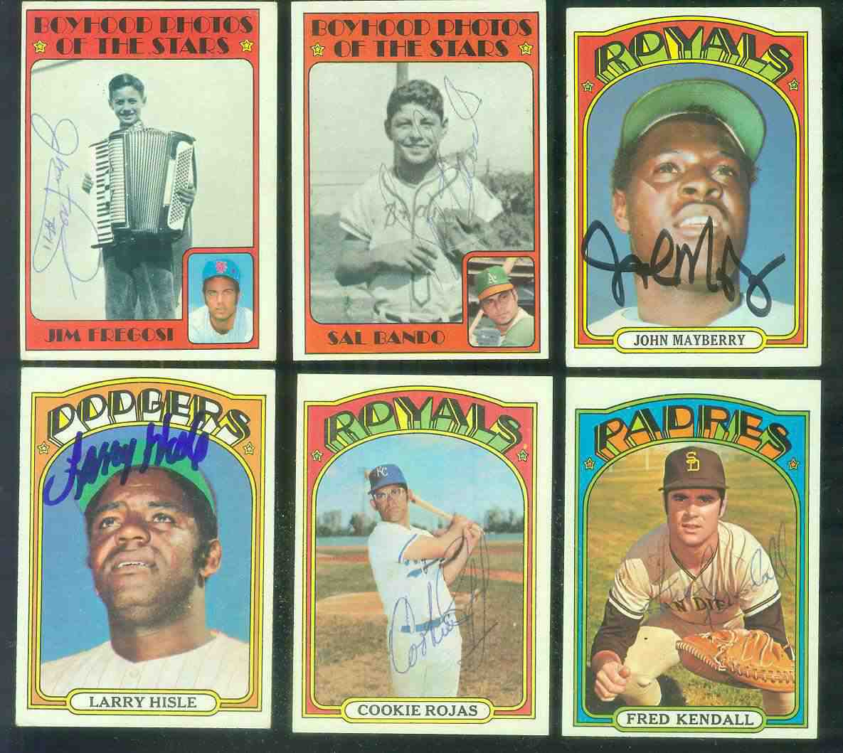 AUTOGRAPHED: 1972 Topps #532 Fred Kendall ROOKIE w/PSA/DNA LOA (Padres) Baseball cards value