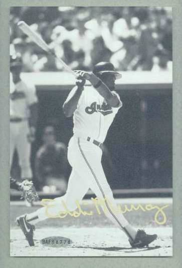  Eddie Murray - UDA Autographed 3,000 Hit Club photo (Orioles) Baseball cards value