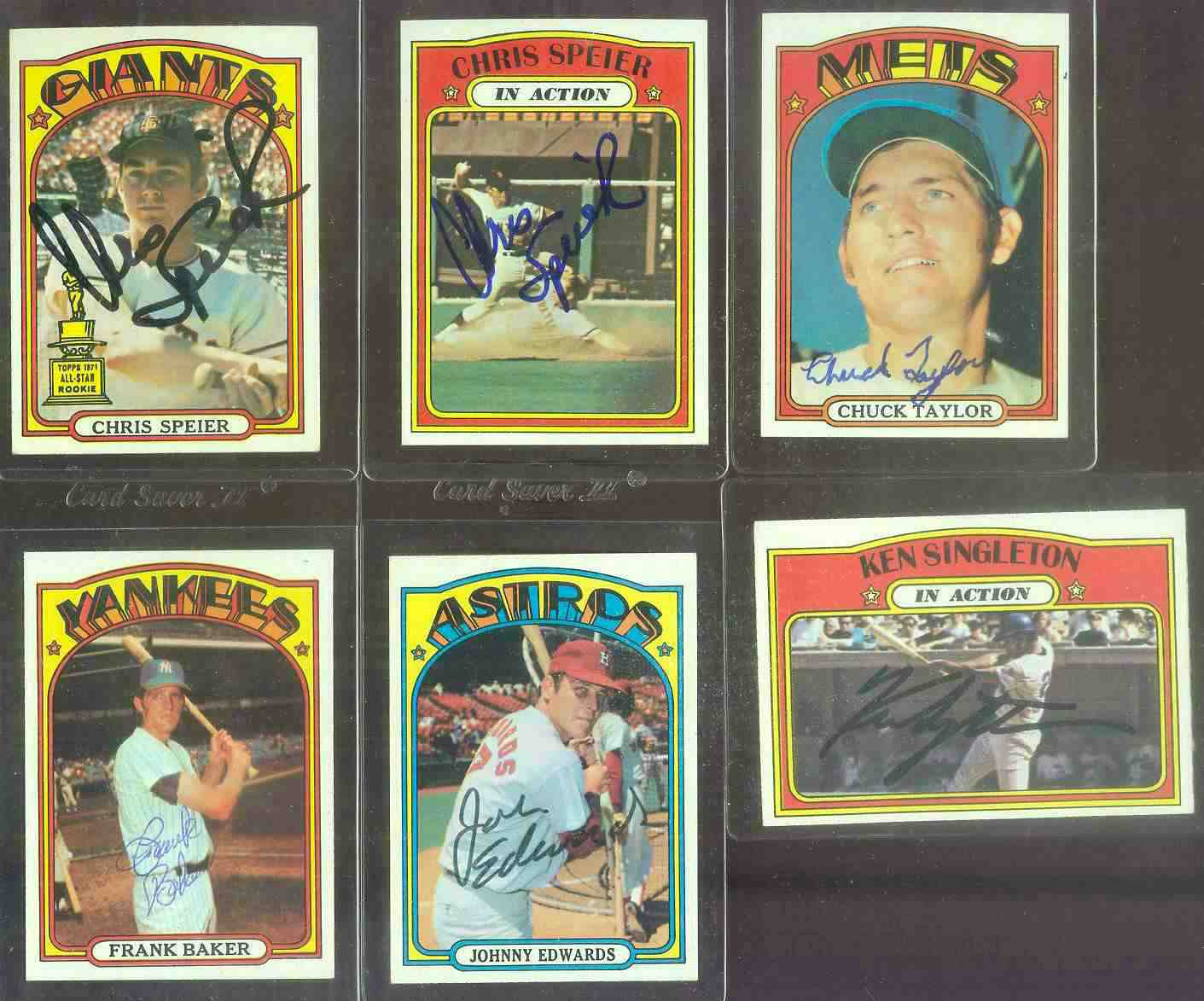 AUTOGRAPHED: 1972 Topps #416 Johnny Edwards w/PSA/DNA Auction LOA (Astros) Baseball cards value