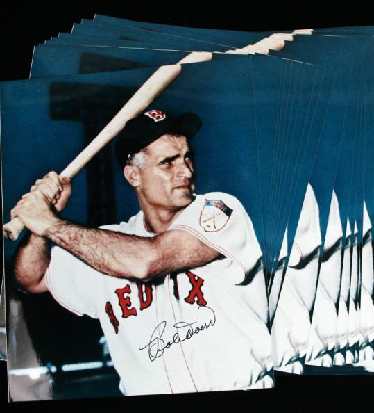  Bobby Doerr - Autographed 8x10 Color Photos -Lot of (10)(Red Sox,deceased) Baseball cards value