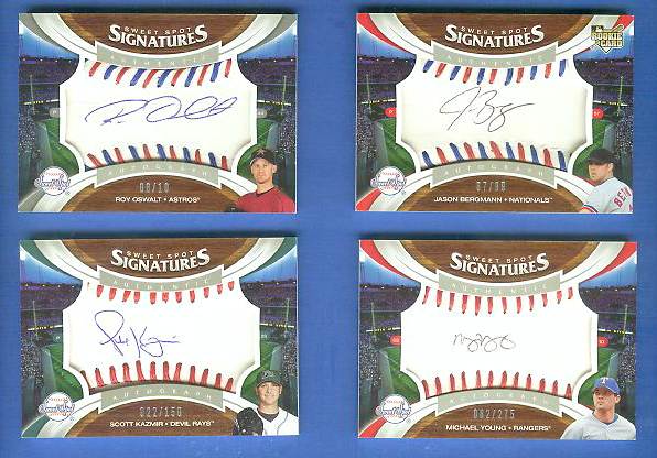  Roy Oswalt - 2006 UD Sweet Spot SIGNATURES ROOKIE AUTOGRAPHED BASEBALL Baseball cards value