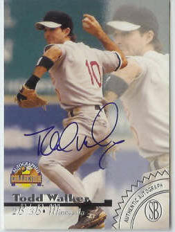  Todd Walker - 1996 Scoreboard 'Autographed Collection' AUTOGRAPH Baseball cards value