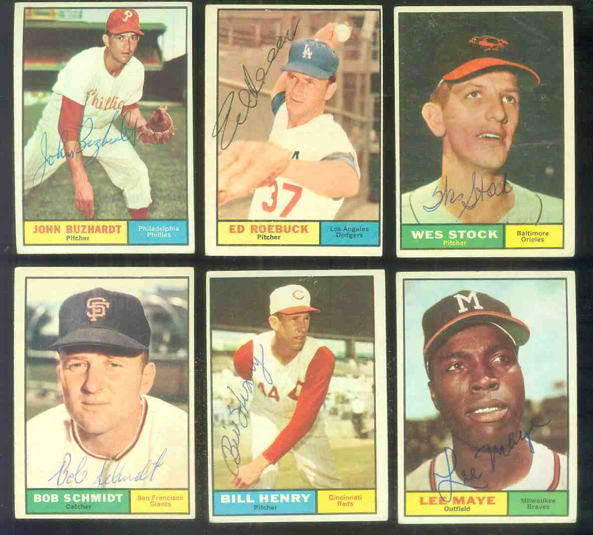 1961 Topps AUTOGRAPHED #.31 Bob Schmidt w/PSA/DNA Auction LOA (Giants) Baseball cards value