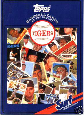  Tigers - 1987 Topps/Surf Book with (20) AUTOGRAPHS, James Spence LOA !!! Baseball cards value