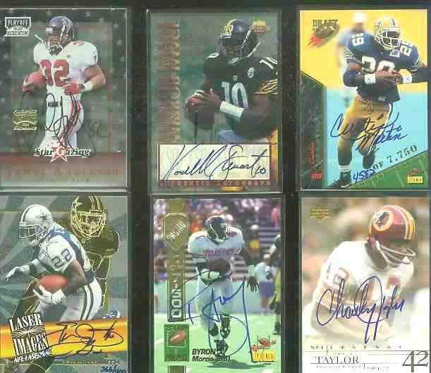  Kordell Stewart - 1997 Score Board Mirror Image #6 AUTHENTIC AUTOGRAPH Baseball cards value