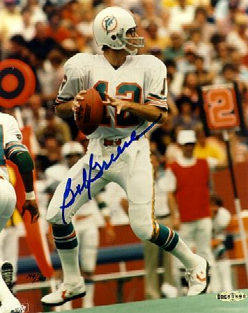  Bob Griese - UDA AUTOGRAPHED Color 8x10 (Dolphins) Baseball cards value