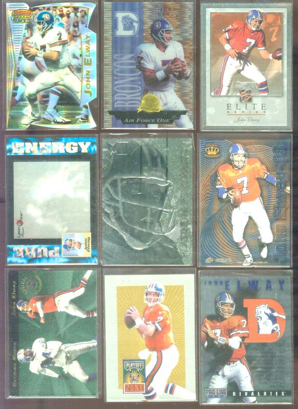 John Elway - 1996 Pacific 'Bomb Squad' #2 /Anthony Miller Baseball cards value
