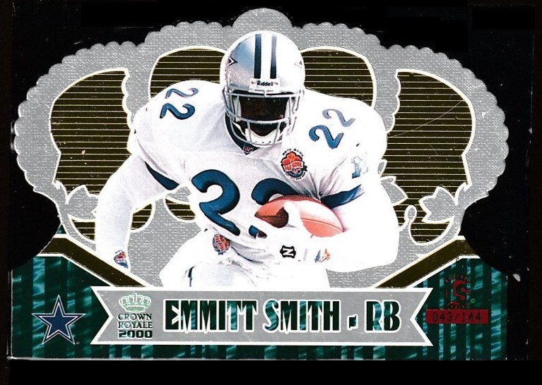 Emmitt Smith - 2000 Crown Royale #28 LIMITED SERIES [#d/144] Baseball cards value