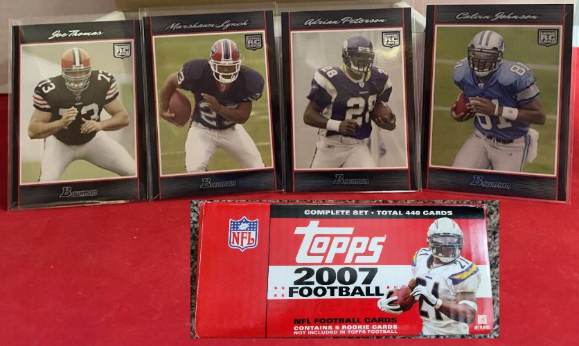 2007 Topps Football - Complete Factory Set (opened) (440 cards) Baseball cards value