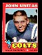 1971 Topps FB #  1 Johnny Unitas (Colts)