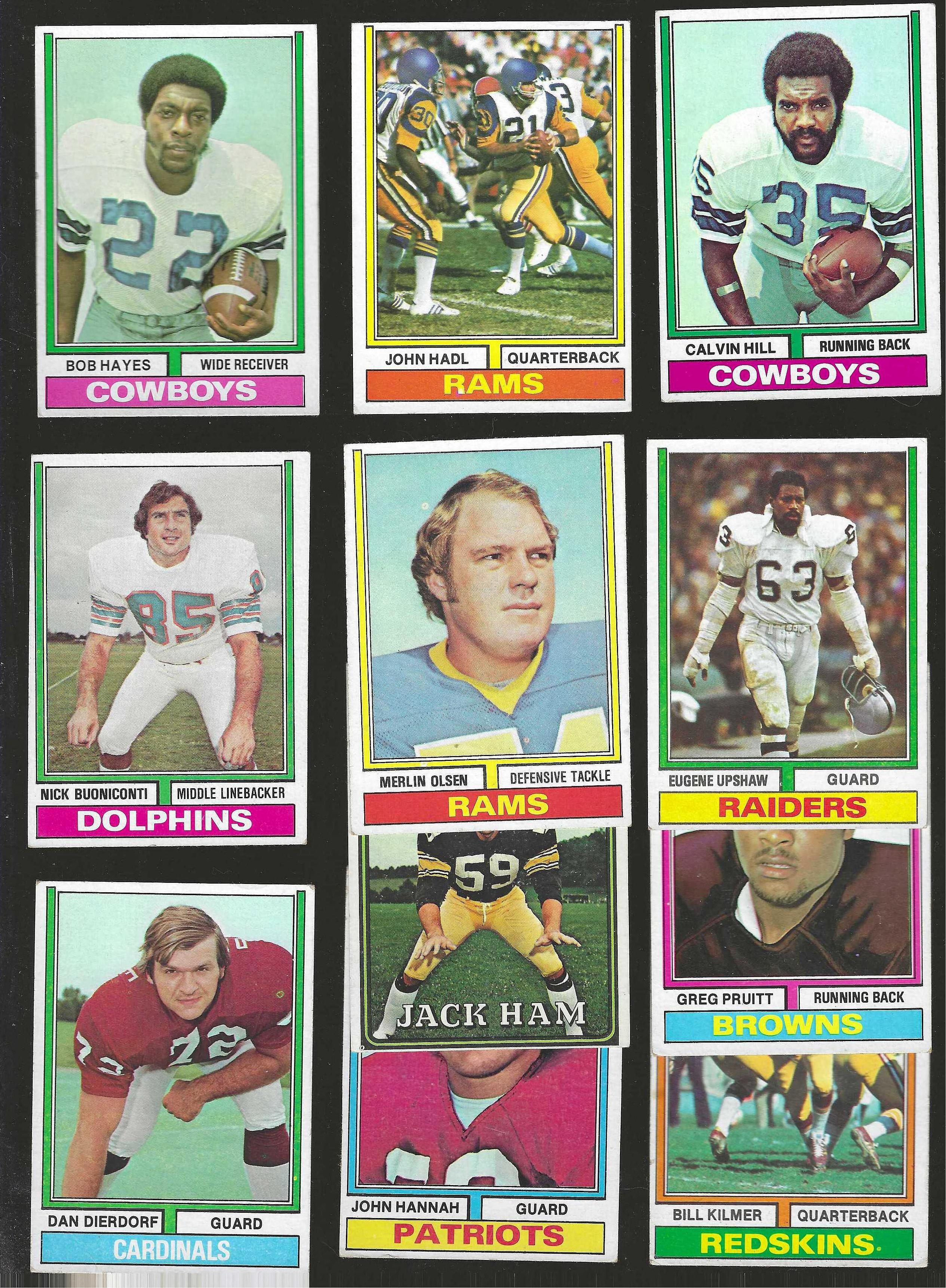 1974 Topps FB  - Starter Set/Lot (319) diff. w/STARS & ROOKIES Football cards value