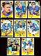 1967 Topps FB  - BUFFALO BILLS Starter Team Set/Lot (11/15) cards