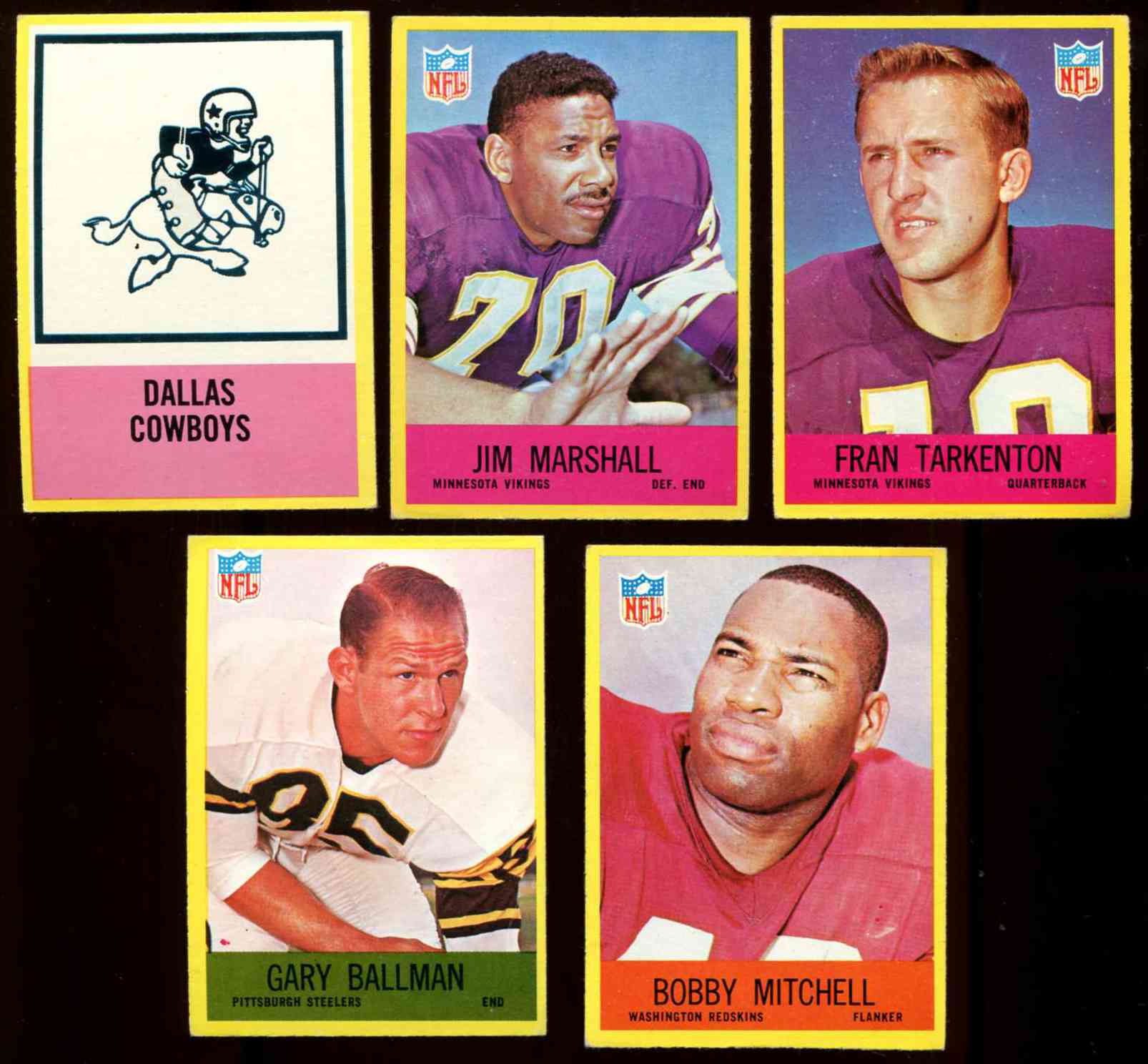1967 Philadelphia FB # 46 Paul Warfield [#] (Browns) Football cards value