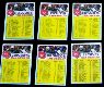 1973 Topps FB  Team Checklist - Near Complete Set/Lot of (20/26)