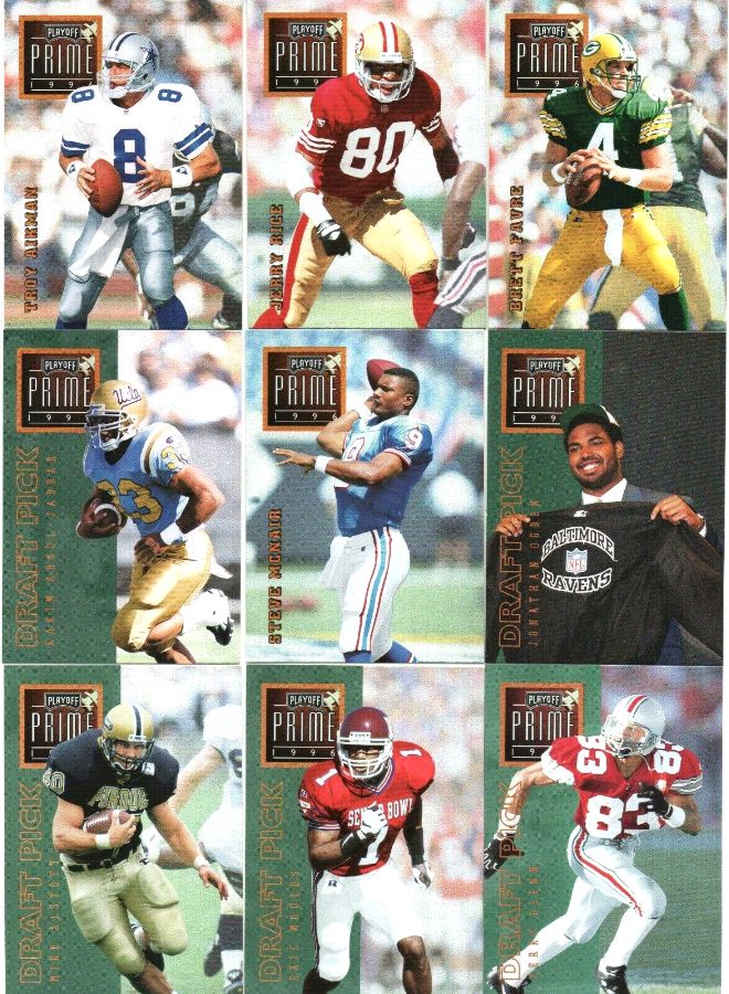 1996 Playoff Prime FOOTBALL - Near Complete Set/Lot (149/200) Baseball cards value