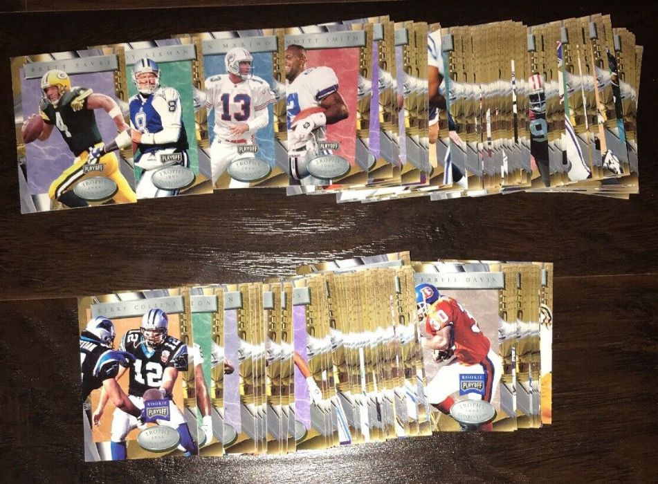1996 Playoff Trophy Contenders FOOTBALL - COMPLETE SET (120) Baseball cards value