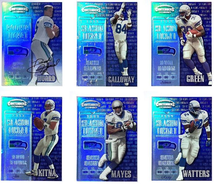 1999 Playoff Contenders SSD Football - Near Complete base set (220/245) Baseball cards value
