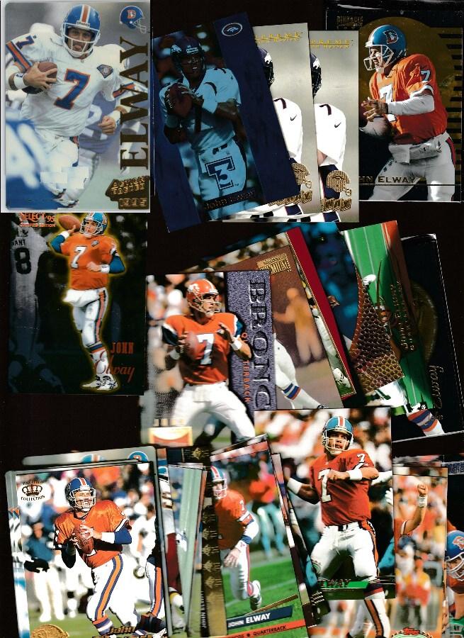John Elway *** COLLECTION *** - Lot (86) different with Inserts & Premiums Baseball cards value