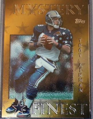 Troy Aikman - 1997 Topps Mystery Finest #M15 GOLD Baseball cards value