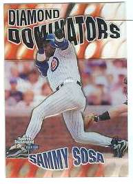 1999 Sports Illustrated 'DIAMOND DOMINATORS' #..7 Sammy Sosa (Cubs) Baseball cards value