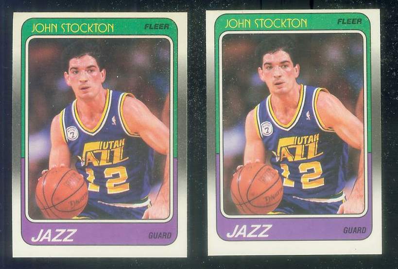 1988-89 Fleer Basketball #115 John Stockton ROOKIE (Jazz) Basketball cards value